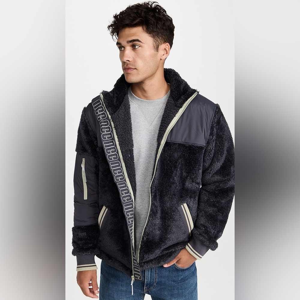 NWT UGG Landyn Sporty Sherpa Jacket size L